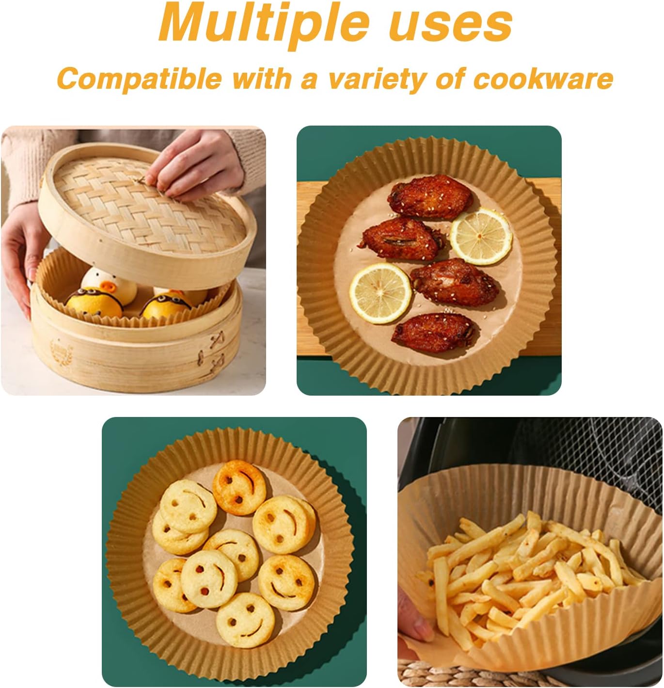 handy gourmet air fryer paper liners