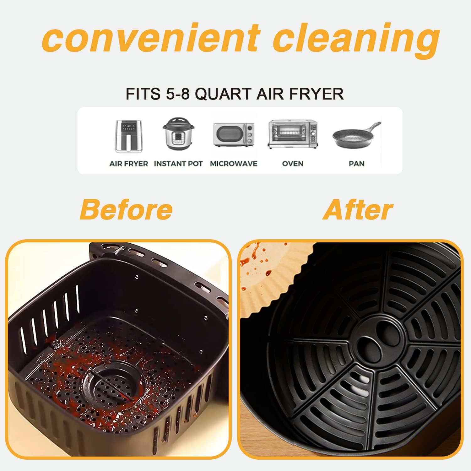 non-stick fryer liners
